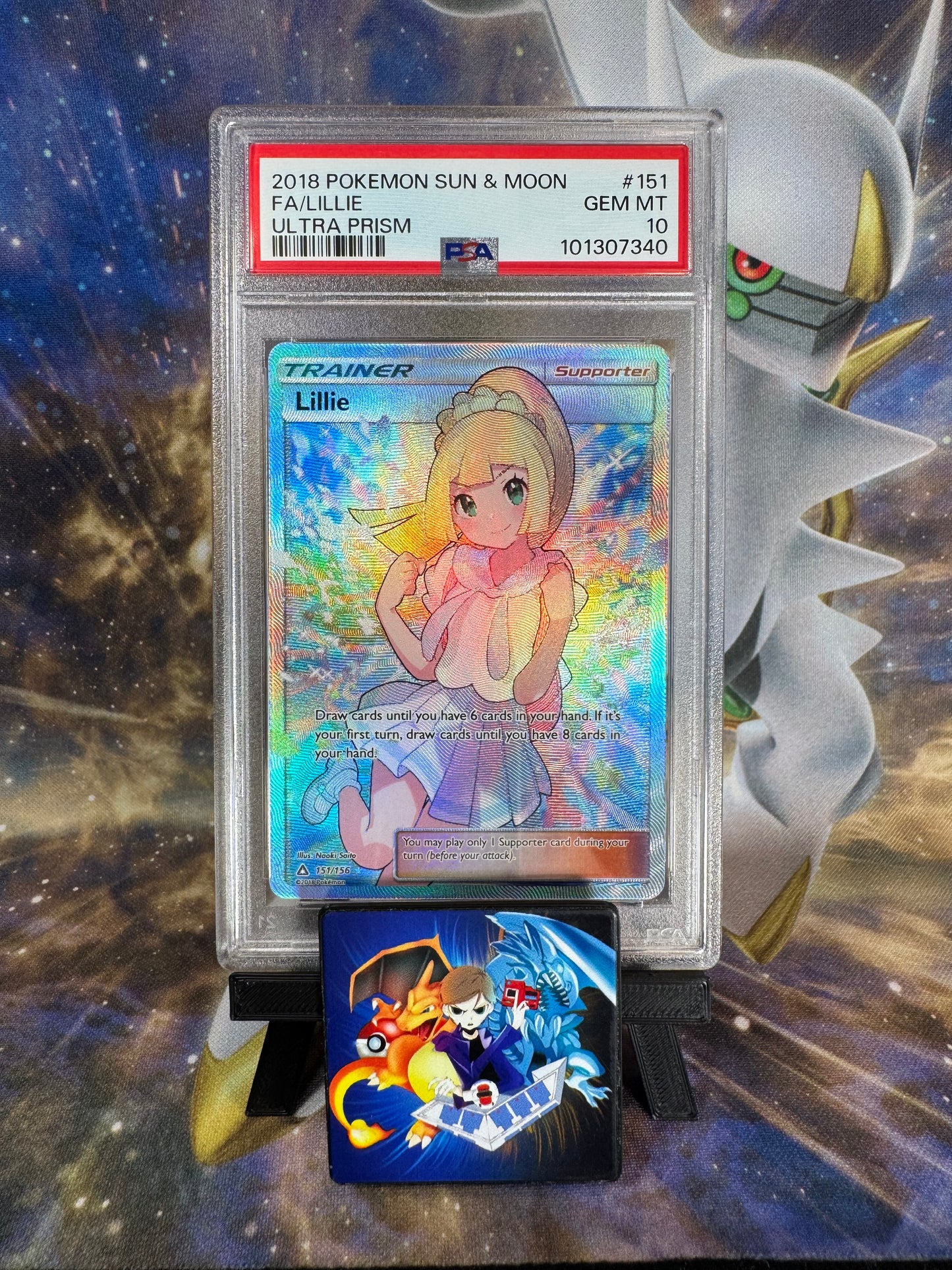 Pokemon TCG Ultra Prism Lillie Full Art 151/156 PSA10 Pokemon TCG Ultra Prism Lillie Full Art 151/156 PSA10